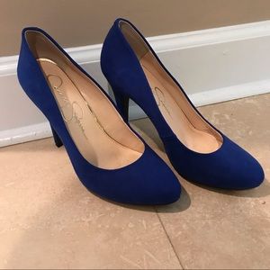 [Jessica Simpson] Bright Blue Heels